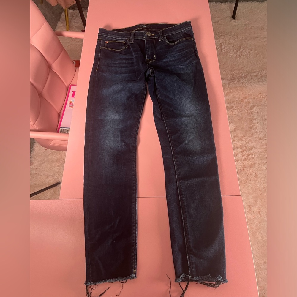 Hudson Dark Blue Denim Straight Leg Jeans‎ Size 27